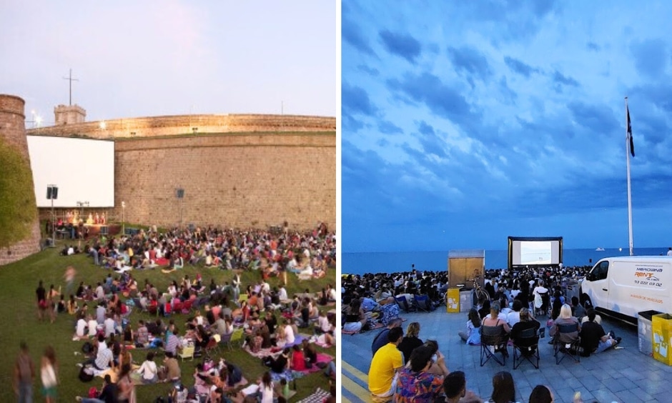 cinema en plein air à barcelone