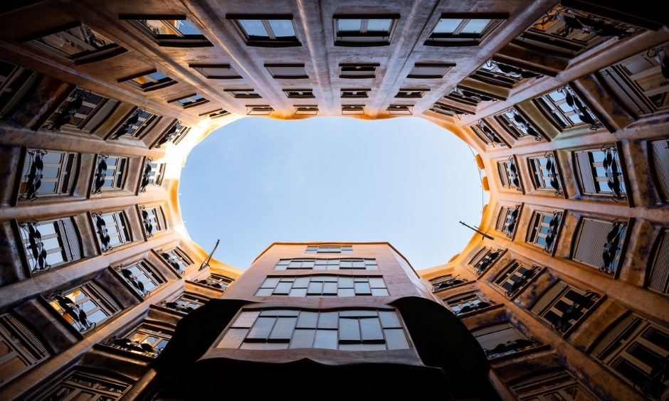 cour intérieure pedrera