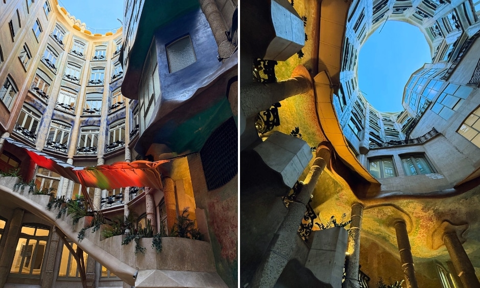 la pedrera cour interieure 2