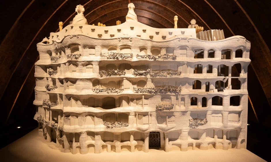 maquette casa mila pedrera