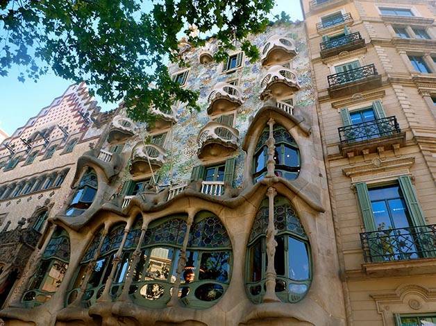 façades batllo amatller art nouveau catalan