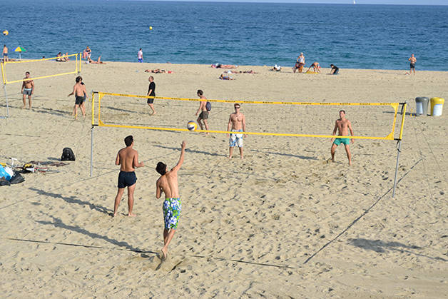 plages de Barcelone beach volley