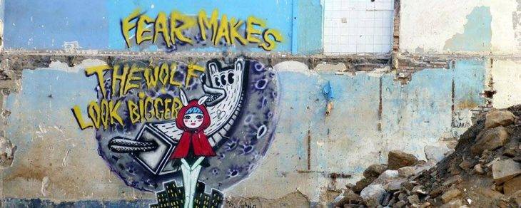 street art chaperon rouge