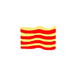 dessin drapeau catalan
