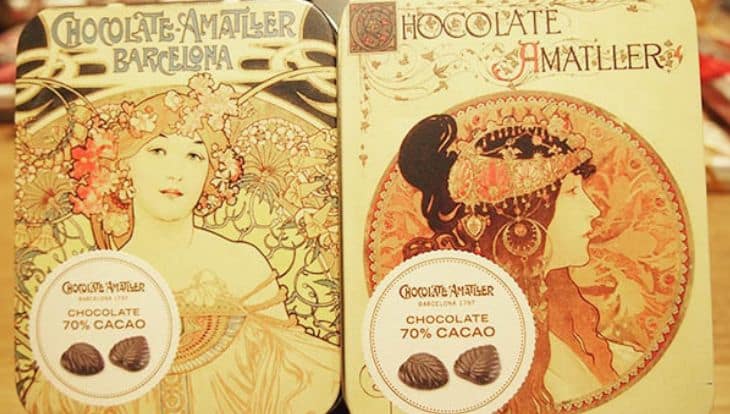 chocolats de la casa Amatller