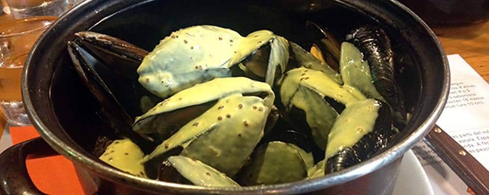 moules à la moutarde de la Muscleria