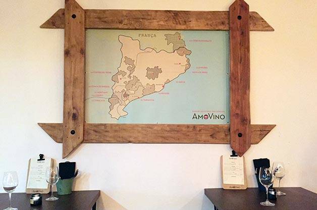 Amovino: carte des vins de la région