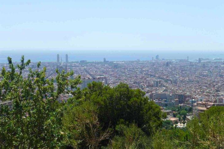 Barcelone en groupe vue