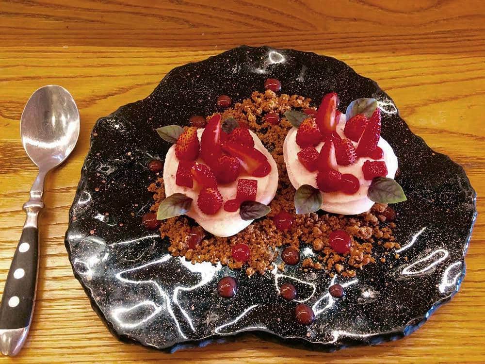 La mundana dessert à la fraise