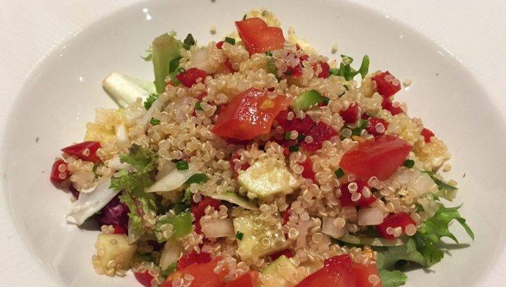 cuisine végane: salade de couscous du Trencadís