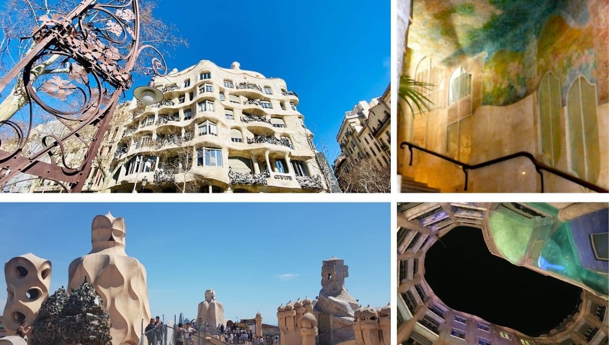 maison pedrera extérieur et intérieur