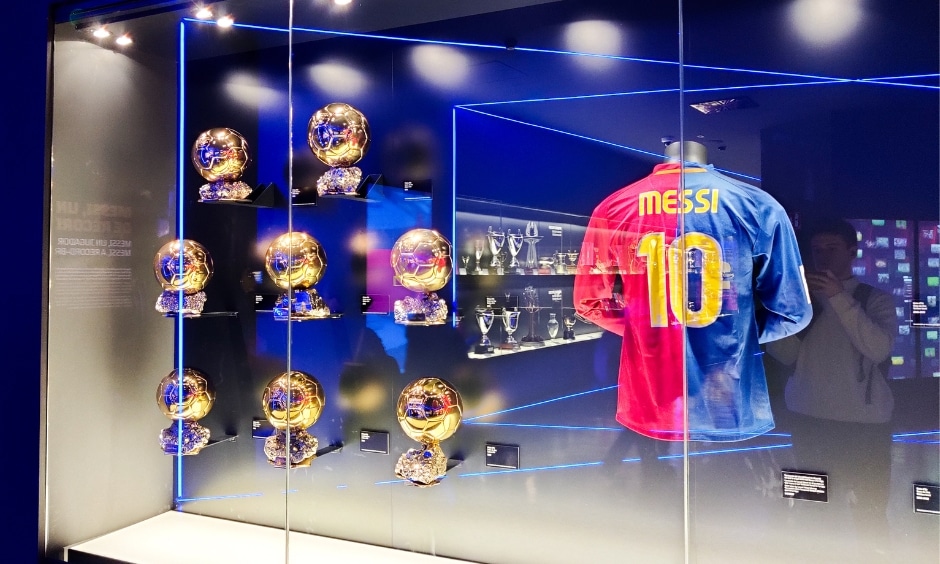coin messi musée fc barcelone