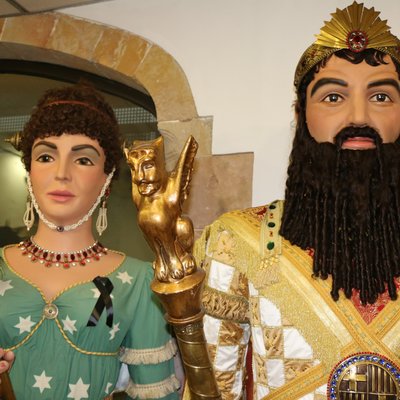 Géants de Santa Maria del Mar, le roi Salomon et la reine de Saba, Barcelone