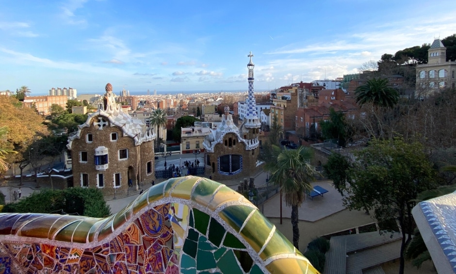 parc guell panorama
